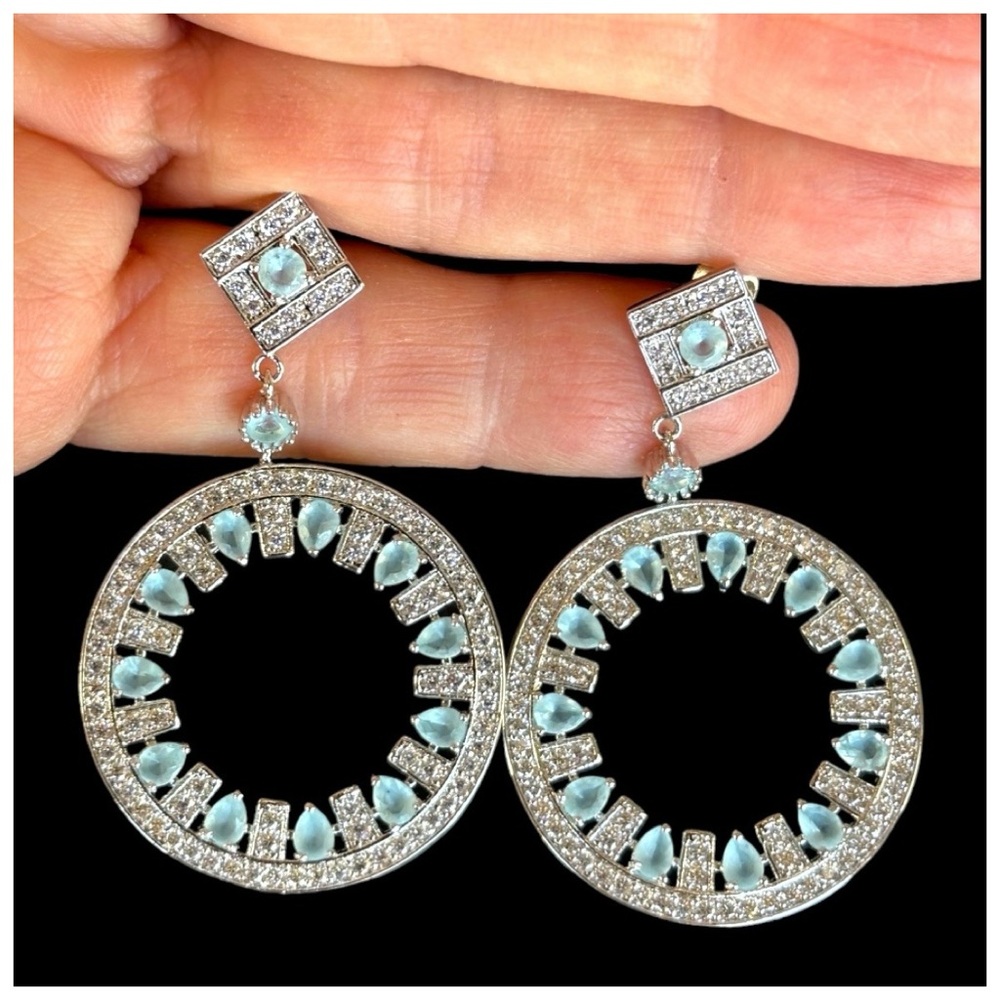 Swarovski Crystals The Orva Statement Earrings - Picture 6 of 7